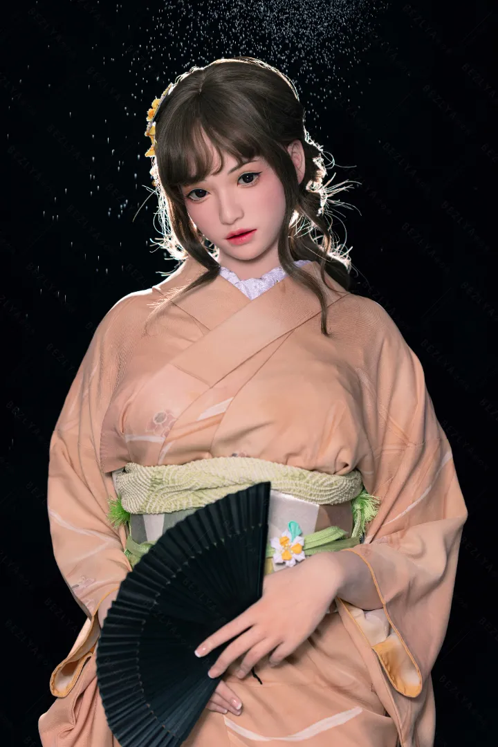 162cm (5ft4) E-Cup Lightweight Silicone Sex Doll, Movable Jaw Head Hellianthus